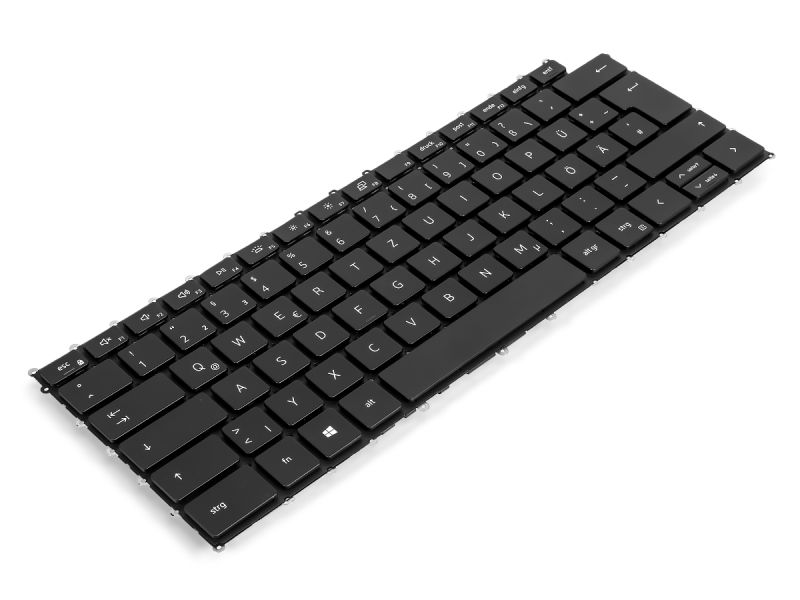 JWYNF Dell XPS 9500/9510/9700/9710 GERMAN Backlit Keyboard Black - 0JWYNF0