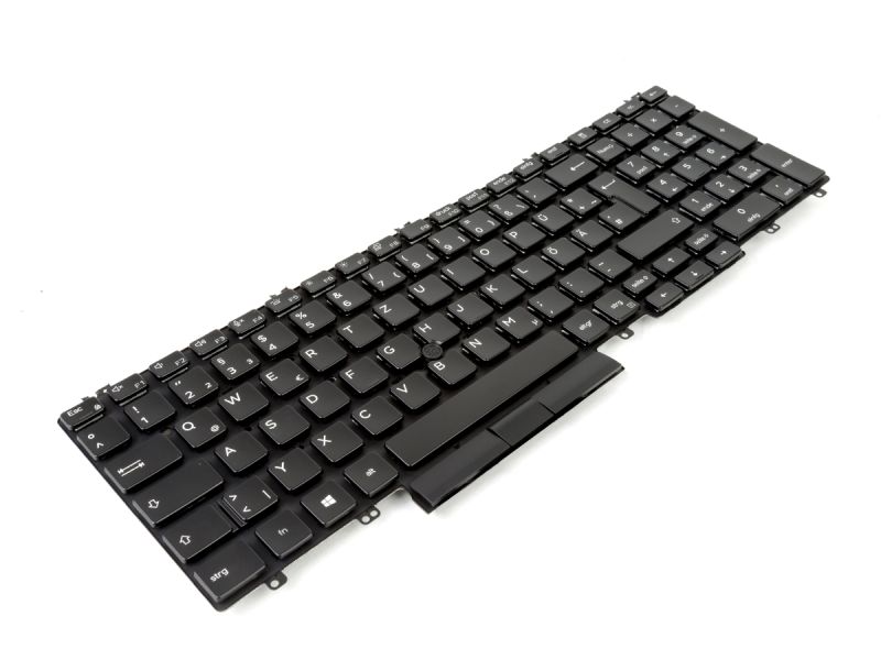 W301T Dell Latitude 5500 / 5501 / 5510 / 5511 Dual Point GERMAN Backlit Keyboard - 0W301T-3