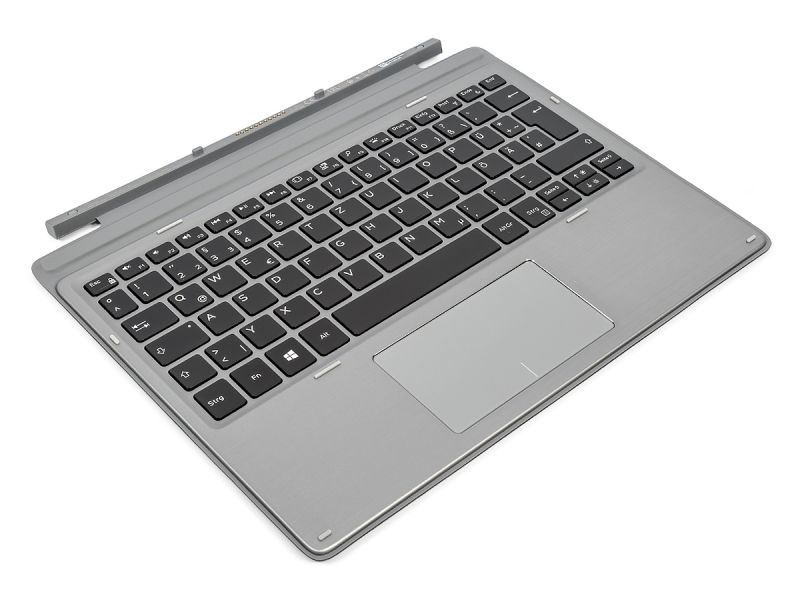 Dell Latitude 7200/7210 2-in-1 GERMAN Titan Grey Backlit Keyboard - AG00-BK-GER