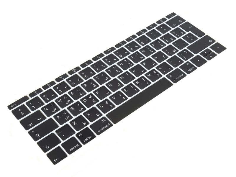 ARABIC Replacement Key Caps for Apple MacBook 12 A1534 / Pro 13 2TB A1708
