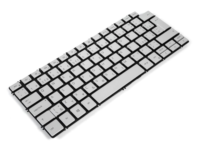 66WYW Dell Inspiron 5300/5301/5390/5391 CZECH/SLOVAK Backlit Keyboard (Silver) - 066WYW0