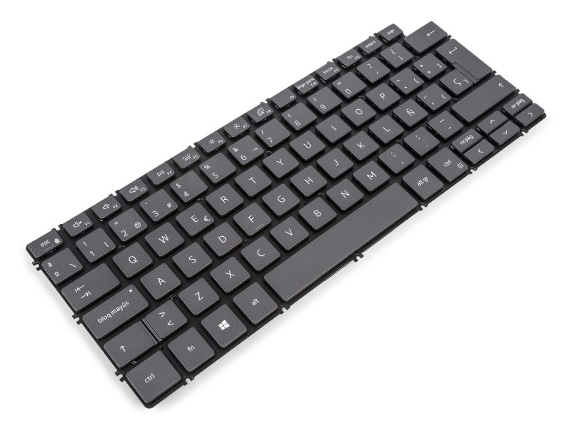 RT2P8 Dell Inspiron / Latitude / Vostro SPANISH Laptop Backlit Keyboard (Grey) - 0RT2P80