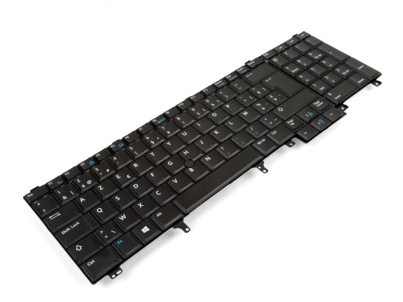 X30R1 Dell Latitude E6540 BELGIAN Dual Point WIN8/10 Keyboard - 0X30R10