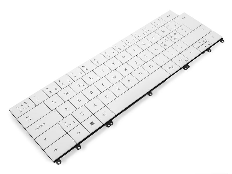 DPMHT Dell XPS 13 Plus 9320 NORDIC Backlit Keyboard WHITE - 0DPMHT0