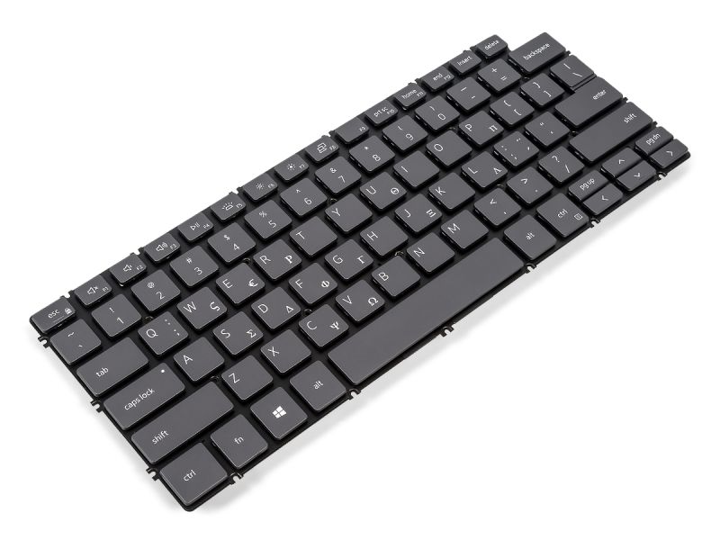 V641F Dell Inspiron 7400/7405/7490 GREEK Backlit Keyboard (Grey) - 0V641F0