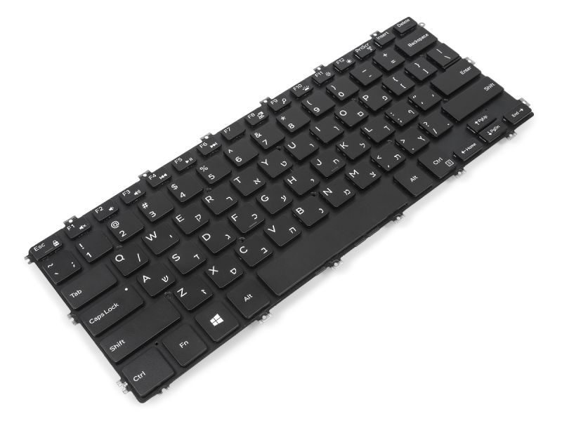 XXXXX Dell Inspiron 5480/5481/5482/5485/5488 HEBREW Backlit Keyboard - 0XXXXX0