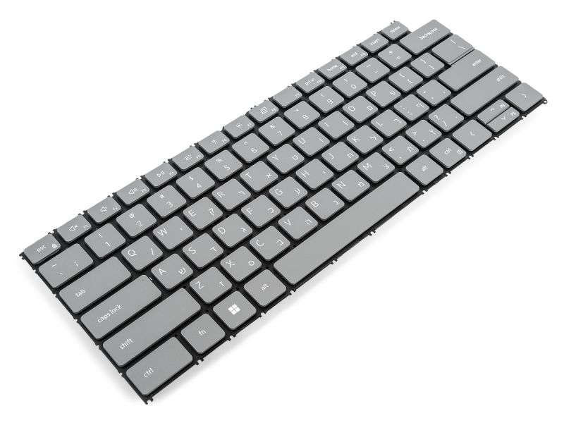 5PF87 Dell Inspiron 5310/5320 HEBREW Light Grey Backlit Keyboard - 05PF870