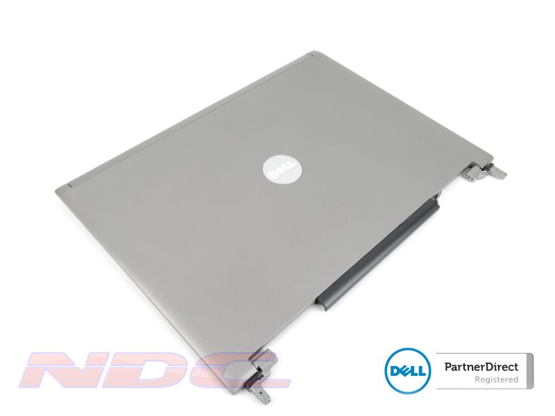Dell Latitude D820/D830 Laptop LCD Lid Cover + Hinges + Wireless Cables - 0GM977