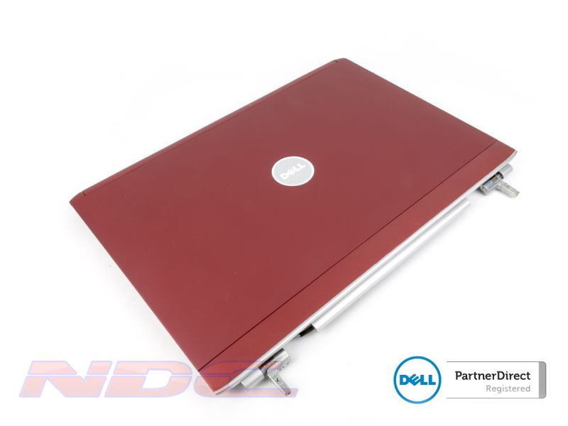 Dell Inspiron 1720/1721 Laptop LCD Lid Cover (Ruby Red) + Hinges + Wireless Cables - 0RT116