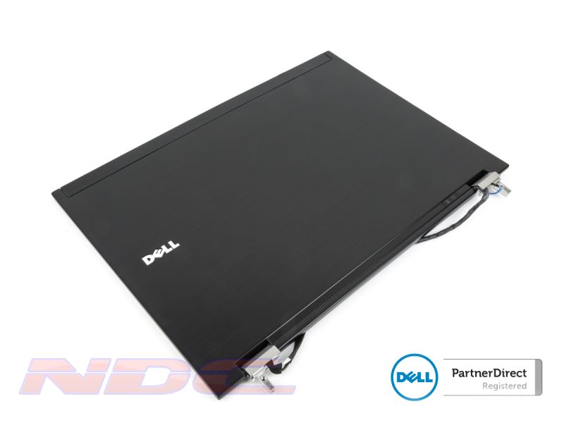 Dell Latitude E6400 Laptop LCD Lid Cover + Hinges + Wireless Cables - 0MT649
