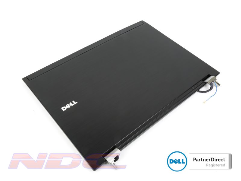 Dell Latitude E6400 Laptop LCD Lid Cover + Hinges + Wireless Cables - 0Y793H