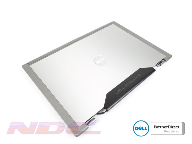 Dell Precision M6300/M90 Laptop LCD Lid Cover + Hinges + Wireless Cables - 0FF054