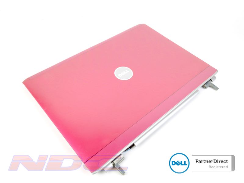 Dell Inspiron 1720/1721 Laptop LCD Lid Cover (Bubblegum Pink) + Hinges + Wireless Cables - 0UW588