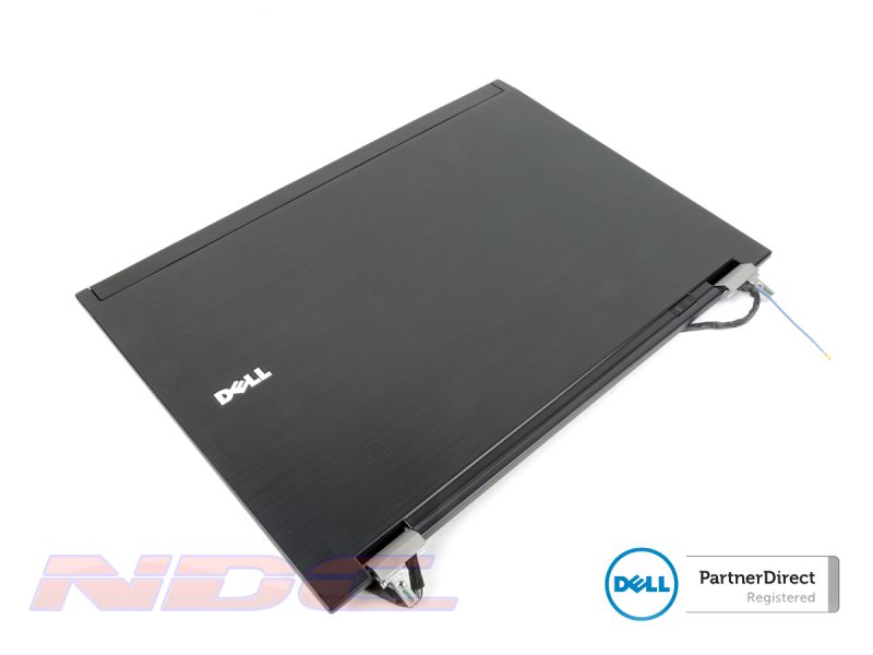 Dell Latitude E6400 Laptop LCD Lid Cover + Hinges + Wireless Cables - 0U206G