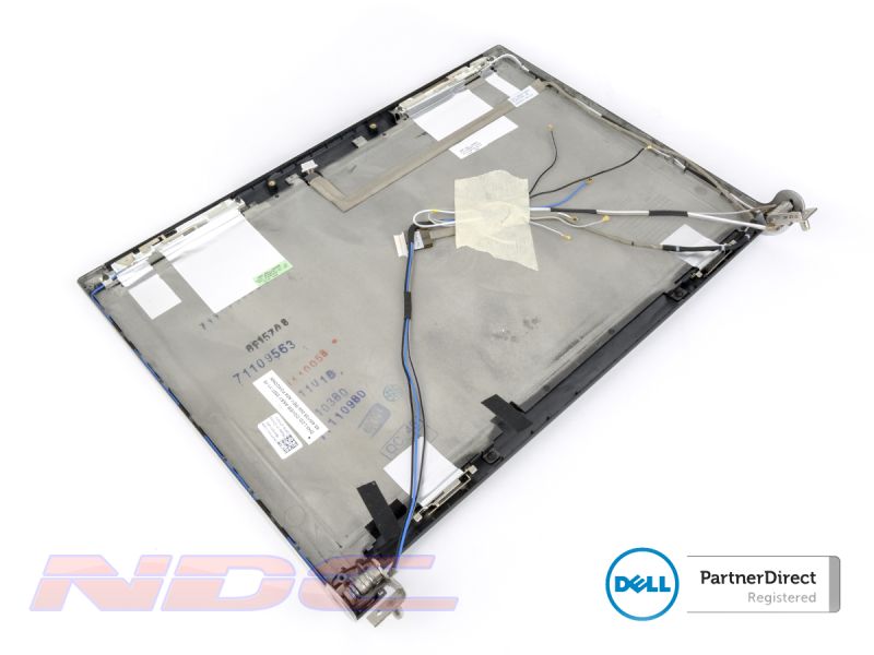 Dell XPS M1530 Laptop LCD Lid Cover + Hinges + Wireless Cables - 0TY011