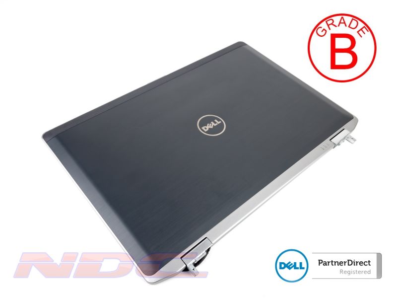 Dell Latitude E6530 Laptop LCD Lid Cover + Hinges + Wireless Cables - 0C5Y8R 029T6K (B)