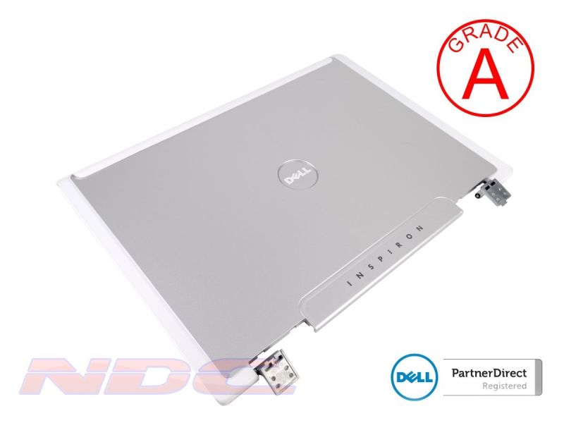 Dell Inspiron 9400/E1705 Laptop LCD Lid Cover + Hinges + Wireless Cables - 0DF050