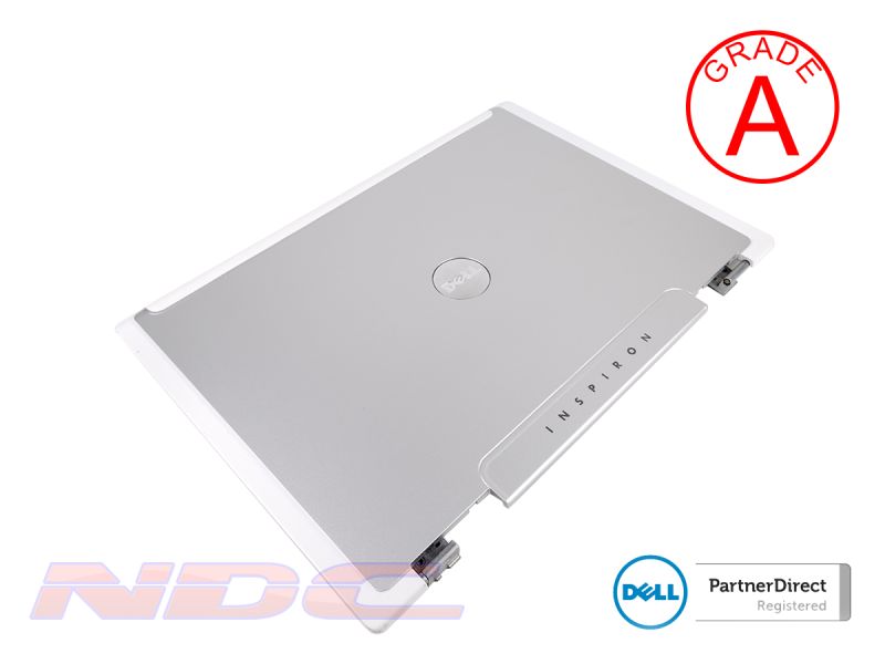 Dell Inspiron 9200/9300 Laptop LCD Lid Cover + Hinges + Wireless Cables - 0Y4685