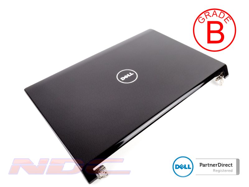 Dell Studio 1555/1557/1558 Laptop LCD Lid Cover + Hinges + Wireless Cables - 0W855P (B)