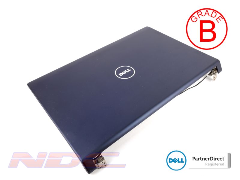 Dell Studio 1555/1557/1558 Laptop LCD Lid Cover + Hinges + Wireless Cables - 0MYH7F (B)