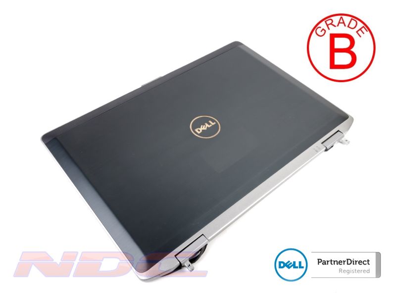 Dell Latitude E6420 Laptop LCD Lid Cover + Hinges + Wireless Cables - 0WV0ND (B)