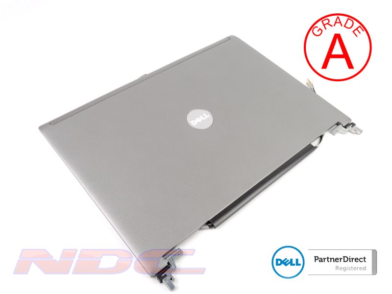 Dell Latitude D620/D630 Laptop LCD Lid Cover + Hinges + Wireless Cables - 0JD104