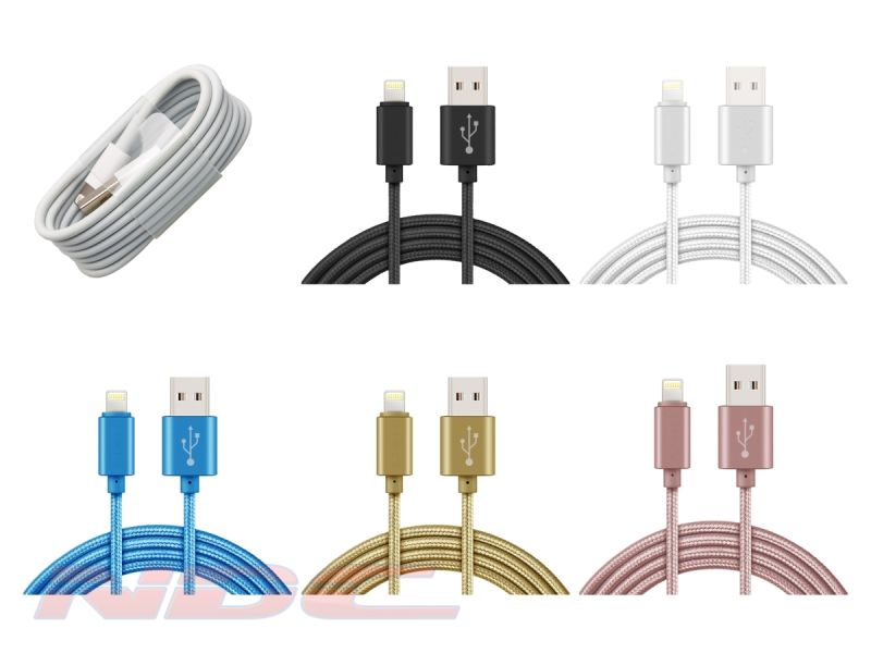Braided Lightning Cables - Colour & Length Variation Amazon