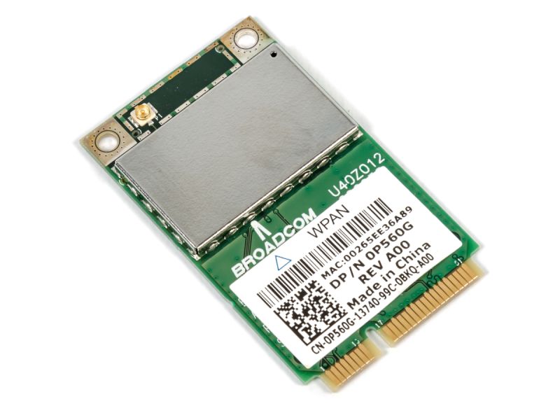 Dell Wireless 370 TrueMobile Bluetooth 2.1+EDR WPAN PCI-Express Mini-Card 0P560G