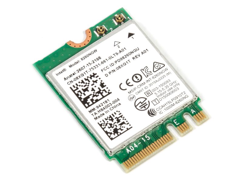Dell Intel 8260 NGW Dual Wireless Card - 08XG1T
