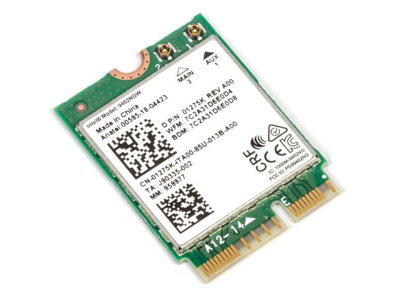 Dell Intel 9462NGW WiFi Network Card - 01275K