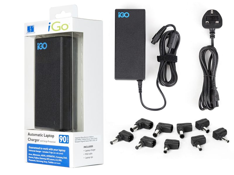 iGo 90W Universal Laptop Charger with Surge Protection
