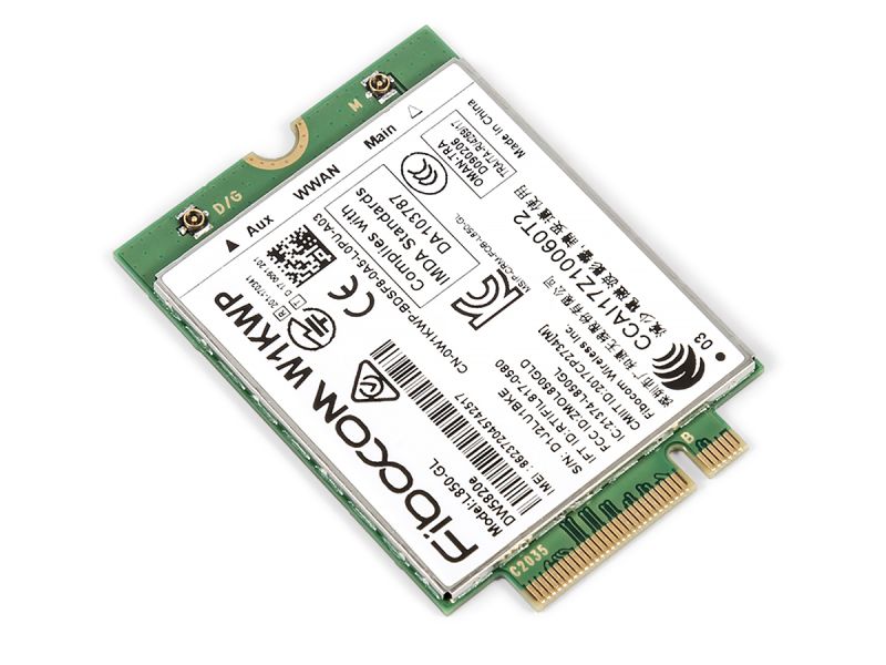 Dell Wireless DW5820e LTE WWAN 4G PCIe Card - 0W1KWP
