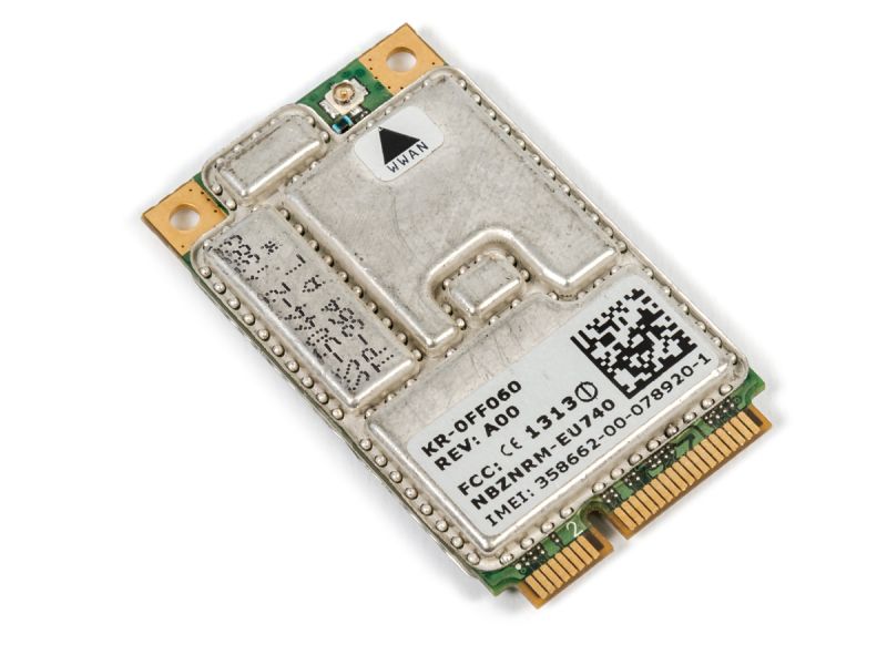 Dell Wireless 5505 3G/HSPDA/WWAN Mobile Broadband PCI-E Mini-Card - 0FF060