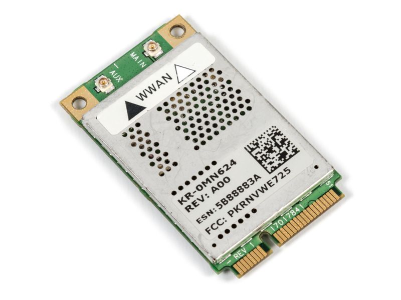 Dell Wireless 5720 3G/EVDO/WWAN Mobile Broadband PCI-E Mini-Card - 0MN624