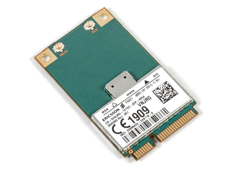 Dell Wireless 5560 3G/HSPA+/WWAN Mobile Broadband PCI-E Mini-Card - 0VNJRG