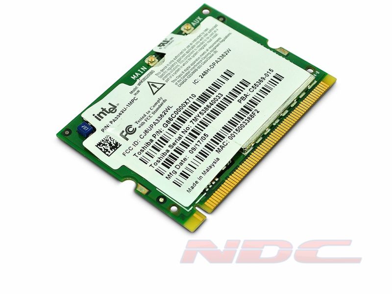 K000026880 Toshiba G86C0000X710,WM3B2200BG,PA3362U-1MPC Wireless Card