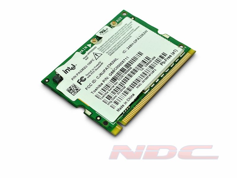 K000034620 Toshiba G86C0000X711,WM3B2200BG,PA3362U-1MPC Wireless Card