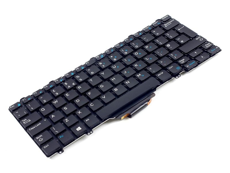 D2C6M Dell Latitude E5250/E7250 UK ENGLISH Backlit Keyboard - 0D2C6M-3