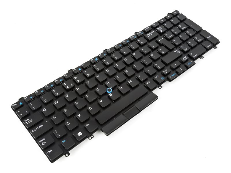 0JX78 Dell Latitude E5550/E5570/5580/5590 UK ENGLISH Keyboard 00JX78-3