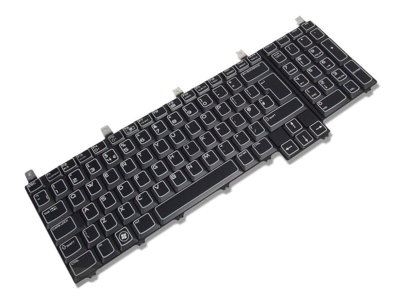 H452R Dell Alienware M17x R1/R2/R3/R4 UK ENGLISH Keyboard with AlienFX LED - 0H452R-2