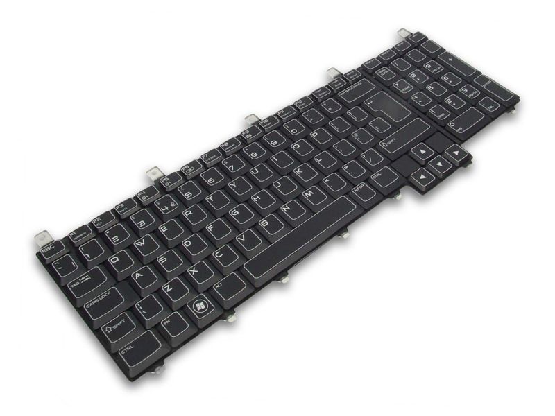 451G9 Dell Alienware M17x R1/R2/R3/R4 UK ENGLISH Keyboard with AlienFX LED - 0451G9-2