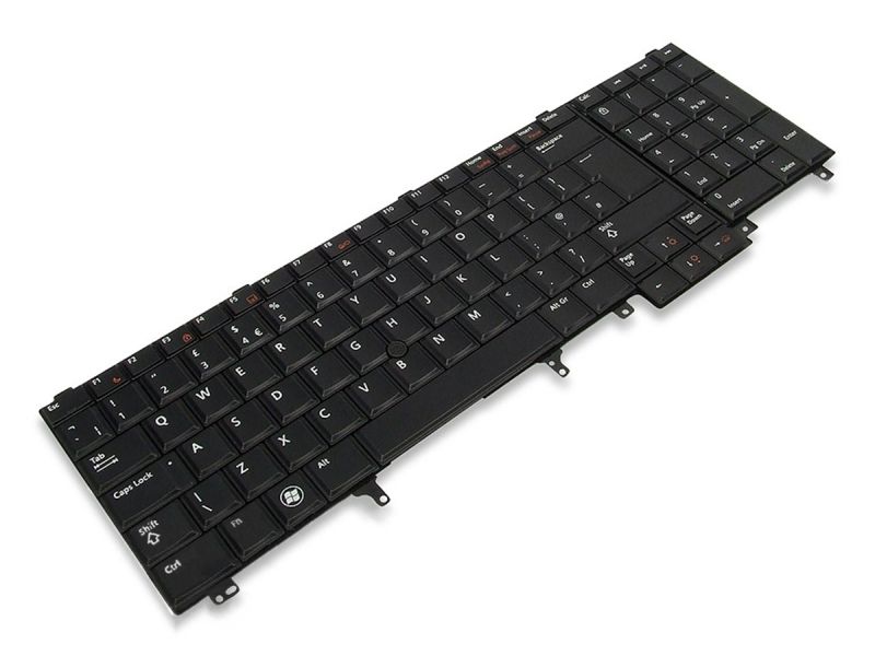 20JHY Dell Latitude E6520/E6530 UK ENGLISH Backlit Keyboard - 020JHY-1