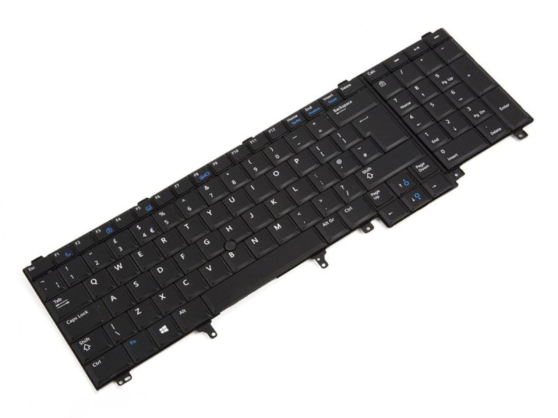 3KRP0 Dell Latitude E6540 UK ENGLISH Dual Point WIN8/10 Keyboard - 03KRP0-2