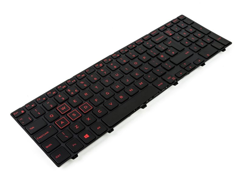 6DJRW Dell Inspiron 3551/3552/3555/3558/3559 UK ENGLISH Backlit RED Keyboard - 06DJRW-3