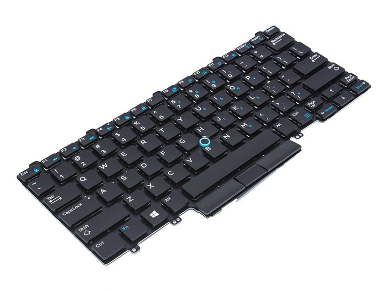 D19TR Dell Latitude E7450/E7470/7480/7490 Dual Point US ENGLISH Backlit Keyboard - 0D19TR-4