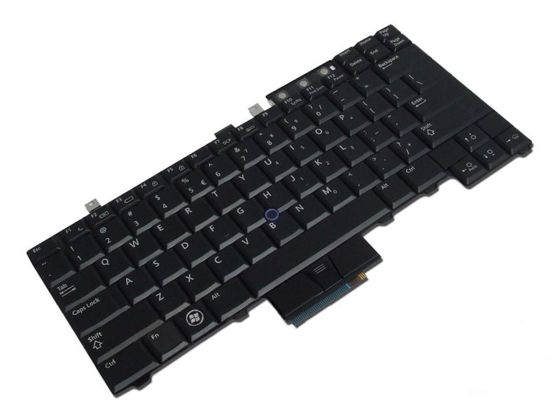 HT514 Dell Latitude E5400/E5410/E5500/E5510 US ENGLISH Dual Point Backlit Keyboard - 0HT514-1