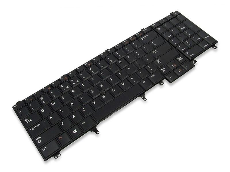 7C536 Dell Precision M4600/M4700 US ENGLISH WIN8/10 Keyboard - 07C536-2