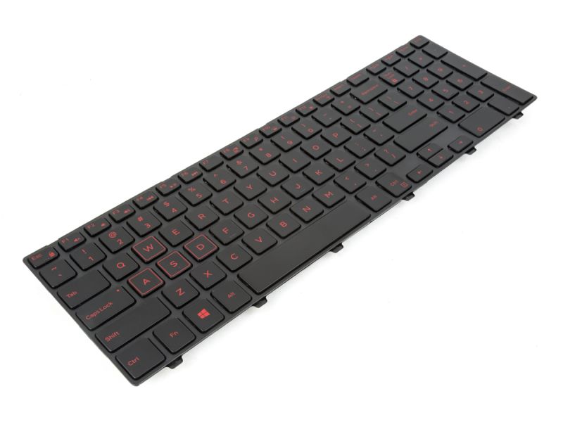V9F14 Dell Inspiron 5558/5559/5566/5577 US ENGLISH Backlit RED Keyboard - 0V9F14 -3