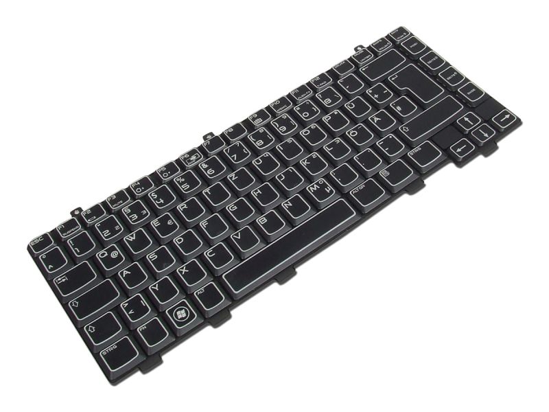 R058N Dell Alienware M15x GERMAN Keyboard with AlienFX LED - 0R058N-3