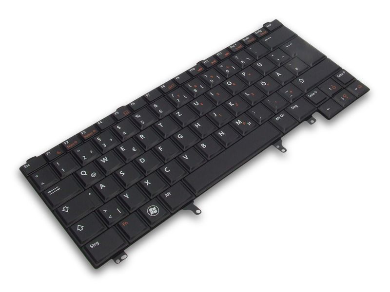 0TT47 Dell Latitude E6420 XFR GERMAN Backlit Keyboard - 00TT47-1